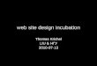 Web site design incubation Thomas Krichel LIU & НГУ 2010-07-13