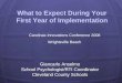 What to Expect During Your First Year of Implementation Giancarlo Anselmo School Psychologist/RTI Coordinator Cleveland County Schools Carolinas Innovations