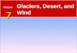 7 Chapter 7 Glaciers, Desert, and Wind. Types of Glaciers A glacier is a thick ice mass that forms above the snowline over hundreds or thousands of years