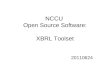 NCCU Open Source Software: XBRL Toolset 20110624
