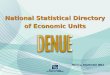 National Statistical Directory of Economic Units Mexico, September 2011