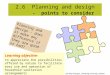 2.6 Planning and design - points to consider Jan-Olof Drangert, Linköping University, Sweden Planning and design - does it make any difference if they