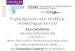 Exploring Issues with Workflow Scheduling on the Grid Rizos Sakellariou University of Manchester, UK with thanks to: Henan Zhao and Ewa Deelman for providing