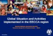Global Situation and Activities Implemented in the EECCA region Sascha Gabizon, Executive Director Women in Europe for a Common Future - WECF 