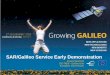 1 1 Xavier Maufroid DG-TREN - Galileo Unit European Commission SAR/Galileo Service Early Demonstration