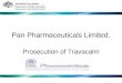 Pan Pharmaceuticals Limited. Prosecution of Travacalm