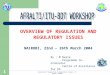 Overview of Regulation & Regulatory Issues – M Nxele, Mar04 1 OVERVIEW OF REGULATION AND REGULATORY ISSUES NAIROBI, 22nd – 26th March 2004 By : M Nxele