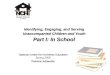 1 Identifying, Engaging, and Serving Unaccompanied Children and Youth Part I: In School National Center for Homeless Education National Center for Homeless