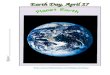 Earth Day, April 27 Name:_____________________