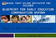 BESSIE TARTT WILSON INITIATIVE FOR CHILDREN BLUEPRINT FOR EARLY EDUCATION COMPENSATION REFORM January 2011 Board of Early Education and Care