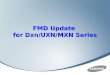 FMD Update for Dxn/UXN/MXN Series. Preparations USB Memory Stick (Over 512MB)