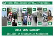 2010 C&MS Summary Division of Construction Management