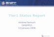 Tier1 Status Report Andrew Sansum GRIDPP15 12 January 2006