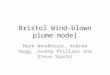 Bristol Wind-blown plume model Mark Woodhouse, Andrew Hogg, Jeremy Phillips and Steve Sparks