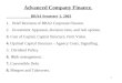 1 Advanced Company Finance. BBA4 Semester 1, 2003 1.Brief Revision of BBA2 Corporate Finance. 2.Investment Appraisal, decision trees, and real options