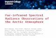 Far-infrared Spectral Radiance Observations of the Arctic Atmosphere Neil Humpage, Paul Green: Imperial College London Dave D. Turner: University of Wisconsin