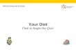 Your Diet Click to begin the Quiz SEN Knowing and Growing