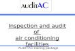 AUDITAC training package Inspection and audit of air conditioning facilities