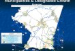 Municipalities & Designated Growth Areas. 6- & 8-Digit Watershed Boundaries