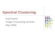 Spectral Clustering Eyal David Image Processing seminar May 2008