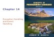ISBN 0-321-49362-1 Chapter 14 Exception Handling and Event Handling