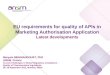 EU requirements for quality of APIs in Marketing Authorisation Application Latest developments Maryam MEHMANDOUST, PhD ANSM, France Current Challenges