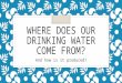 WHERE DOES OUR DRINKING WATER COME FROM? And how is it produced?