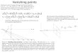 Vanishing points. ML estimate of a vanishing point from imaged parallel scene lines Estimate the VP and fitted lines simultaneously by solving a nonlinear