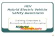 HEV Hybrid Electric Vehicle Safety Awareness Training Overview & Procedure Guide Information