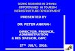 DOING BUSINESS IN GHANA: OPPORTUNIES IN TOURISM INFRASTRUCTURE DEVELOPMENT PRESENTED BY DR. PETER ANKRAH DIRECTOR, FINANCE, ADMINISTRATION & MIS DIVISION,