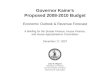 Governor Kaines Proposed 2008-2010 Budget Economic Outlook & Revenue Forecast A Briefing for the Senate Finance, House Finance, and House Appropriations