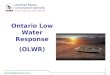 2006 1  Ontario Low Water Response (OLWR)