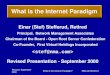 Revised September 2000What is the Internet Paradigm?NMA-00-09-25-#1 What is the Internet Paradigm Einar (Stef) Stefferud, Retired Principal, Network Management