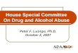 House Special Committee On Drug and Alcohol Abuse Peter F. Luongo, Ph.D. October 2, 2007