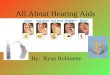 By: Ryan Robinette All About Hearing Aids Hearing Aid Parts Click on parts of the hearing aid to learn their names. Continue