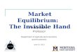 Market Equilibrium: The Invisible Hand Randy Rucker Professor Department of Agricultural Economics and Economics June 19, 2013