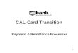 1 CAL-Card Transition Payment & Remittance Processes