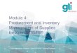 Module 4: Procurement and Inventory Management of Supplies for Xpert MTB/RIF Global Laboratory Initiative – Xpert MTB/RIF Training Package
