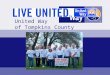 United Way of Tompkins County. United Way of Tompkins County Core Values Integrity Impact Philanthropy Inclusiveness Synergy Continuous Improvement