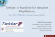 SALSASALSA Twister: A Runtime for Iterative MapReduce Jaliya Ekanayake Community Grids Laboratory, Digital Science Center Pervasive Technology Institute