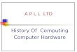 A P L L LTD History Of Computing Computer Hardware