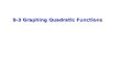 9-3 Graphing Quadratic Functions