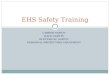 LADDER SAFETY BACK SAFETY ELECTRICAL SAFETY PERSONAL PROTECTION EQUIPMENT EHS Safety Training
