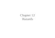 Chapter 12 Hazards. Chapter overview Introduction Musculoskeletal injuries Sudden cardiac death, triggering of heart attack Female athlete triad Impaired