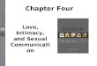 Chapter Four Love, Intimacy, and Sexual Communication