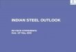 1 INDIAN STEEL OUTLOOK IISI-OECD CONFERENCE Date: 16 th May, 2006