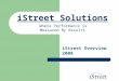 IStreet Solutions Where Performance is Measured By Results iStreet Overview 2008
