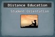 Distance Education Modes of Delivery Applications, Resources and Support