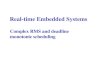 Real-time Embedded Systems Complex RMS and deadline monotonic scheduling