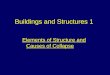 Buildings and Structures 1 Elements of Structure and Causes of Collapse